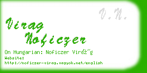 virag noficzer business card